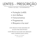 Lentes Foto cromáticas e Progressivas