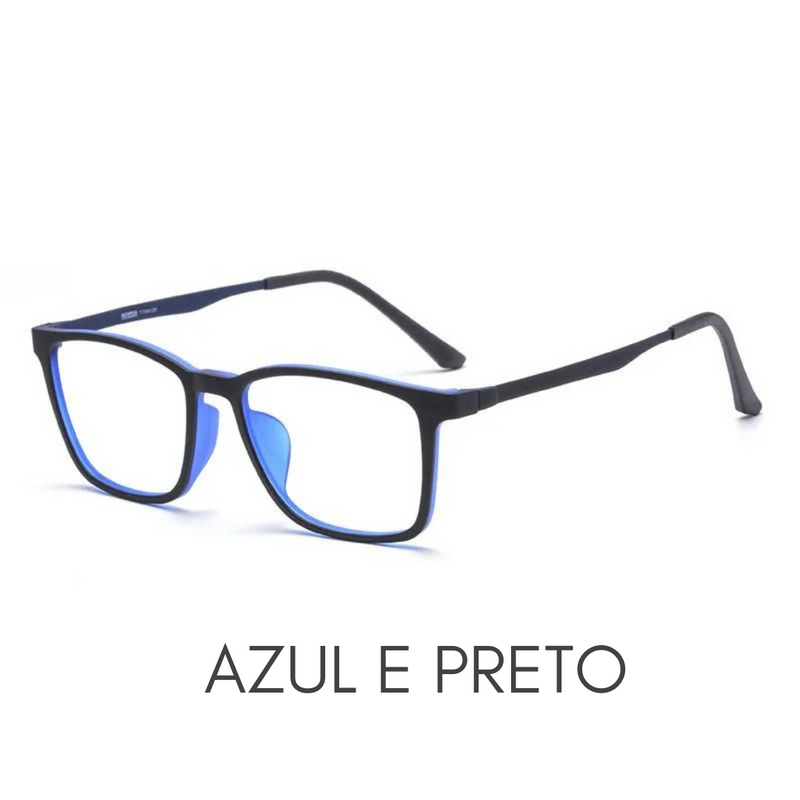 TITANIUM ANTI LUZ AZUL - 9G - CR39 - LEITURA ⭐