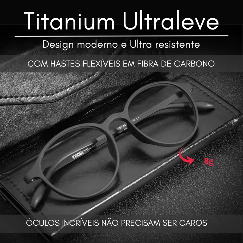 Óculos Titanium Ultraleve✔️