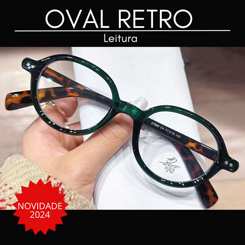 Oval Retro Leitura