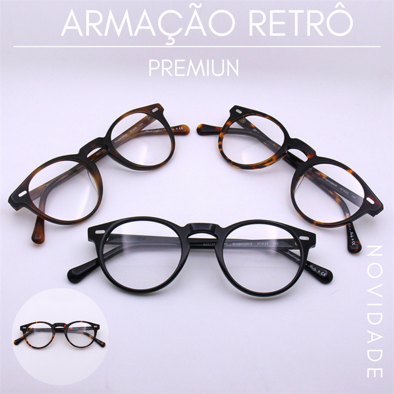 NOVIDADE - ARMAÇÃO RETRÔ VINTAGE