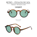 RETRO ÓCULOS DE SOL - PROTEÇÃO UV400