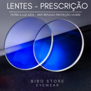 LENTES ANTI LUZ AZUL - ANTI REFLEXO - PROTEÇÃO UV400 - RESINA [01] ✔️