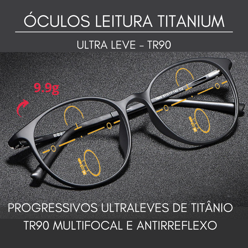 Ultralight Titanium TR90 Multi-focal