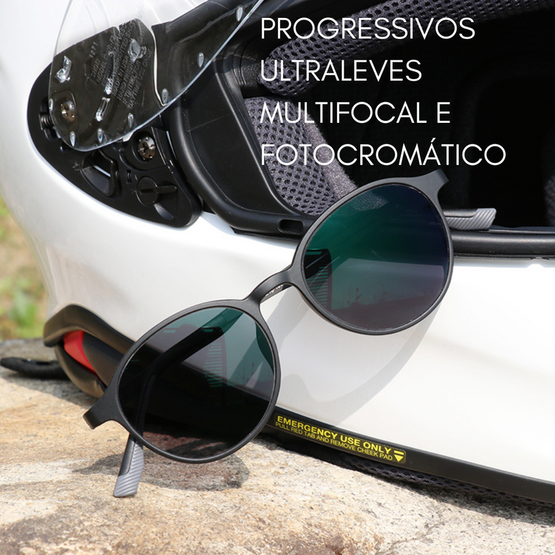 ULTRA LEVE - MULTIFOCAL - PARA LEITURA - FOTOGROMÁTICO