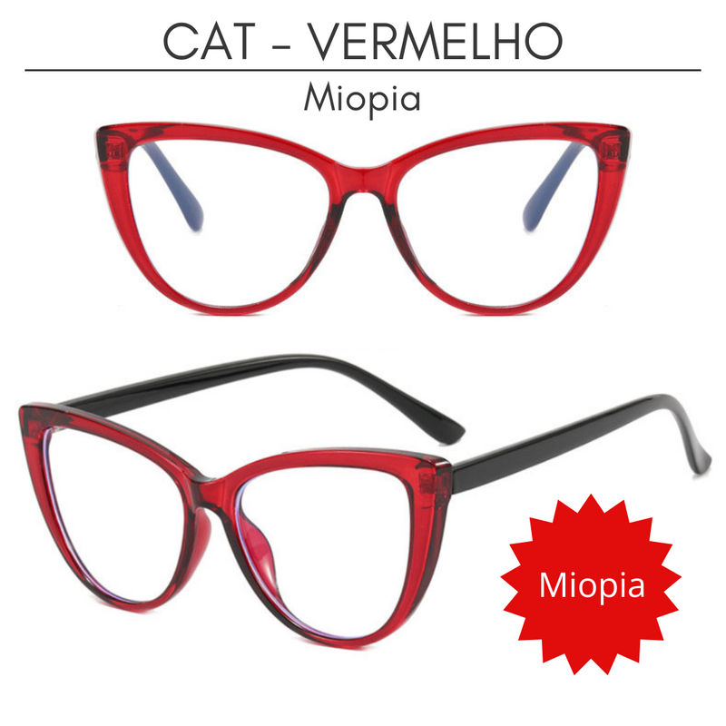 Cat - Vermelho - Miopia