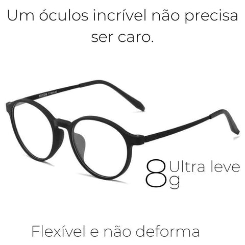 Óculos Titanium Ultraleve - Anti Luz Azul ✔️