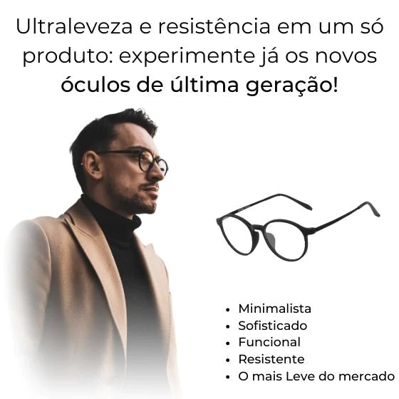 Óculos Titanium Ultraleve✔️