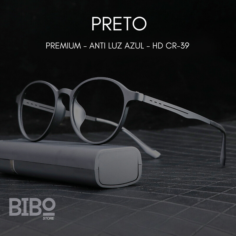 ULTRALIGHT TITANIUM - PRETO - HD CR-39