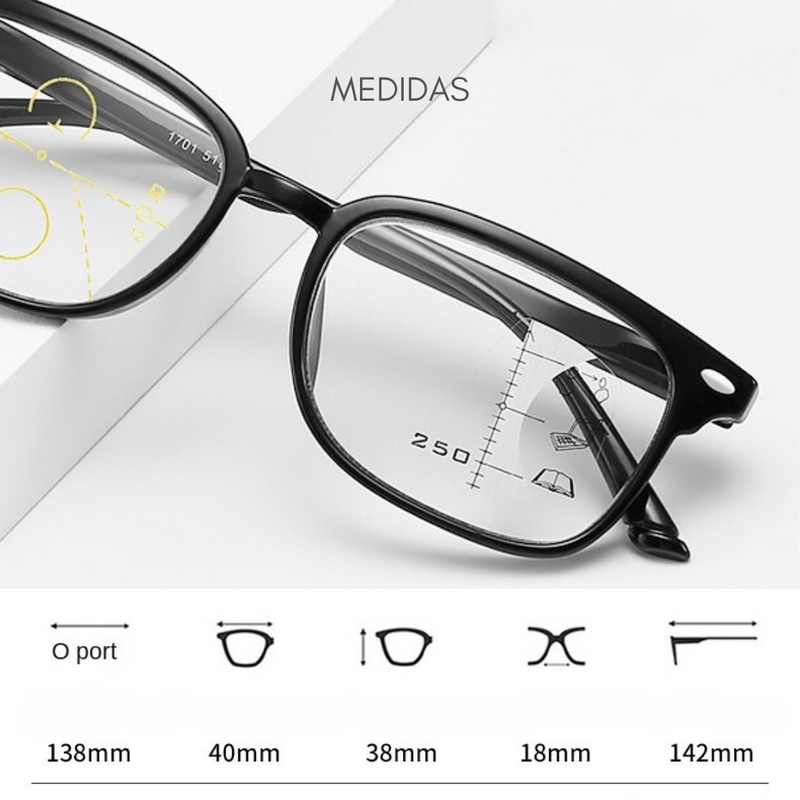 ZENOTTIC Anti luz azul - Multifocal - para leitura