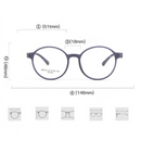 Óculos Titanium Ultraleve - CINZA ✔️