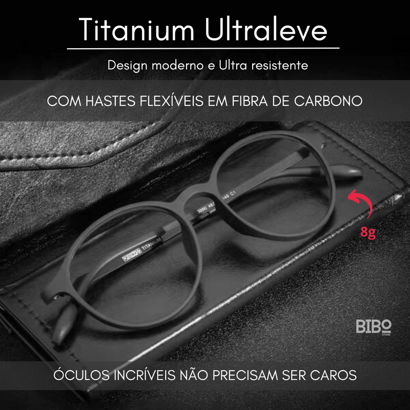 Óculos Titanium Ultraleve✔️ 2024